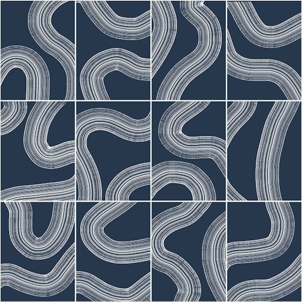 Zen Garden TIles Navy
