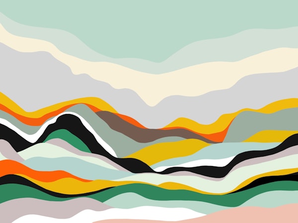 Vibrant Abstract Waves