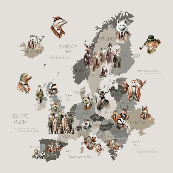 Dapper Animals of Europe