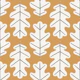 Oak Leaf Pattern Mustard