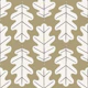 Oak Leaf Pattern Moss Green