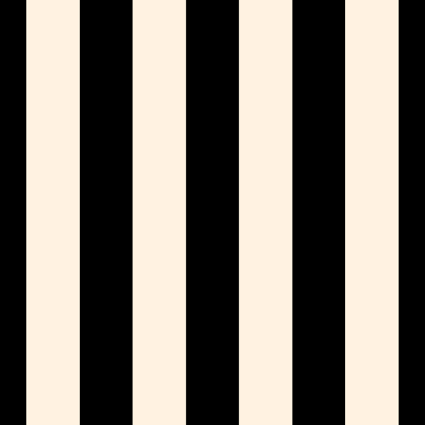 Black and Cream Narrow Vertical Stripes