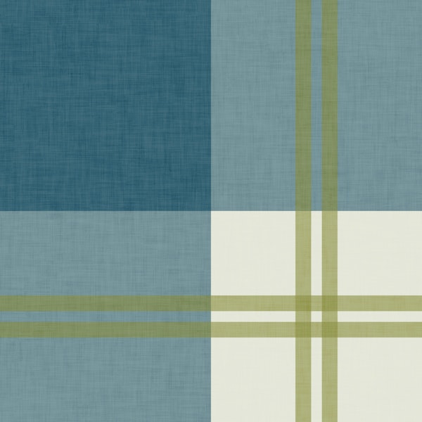 Timeless Plaid - Denim Blue