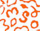 Vibrant Orange Curves