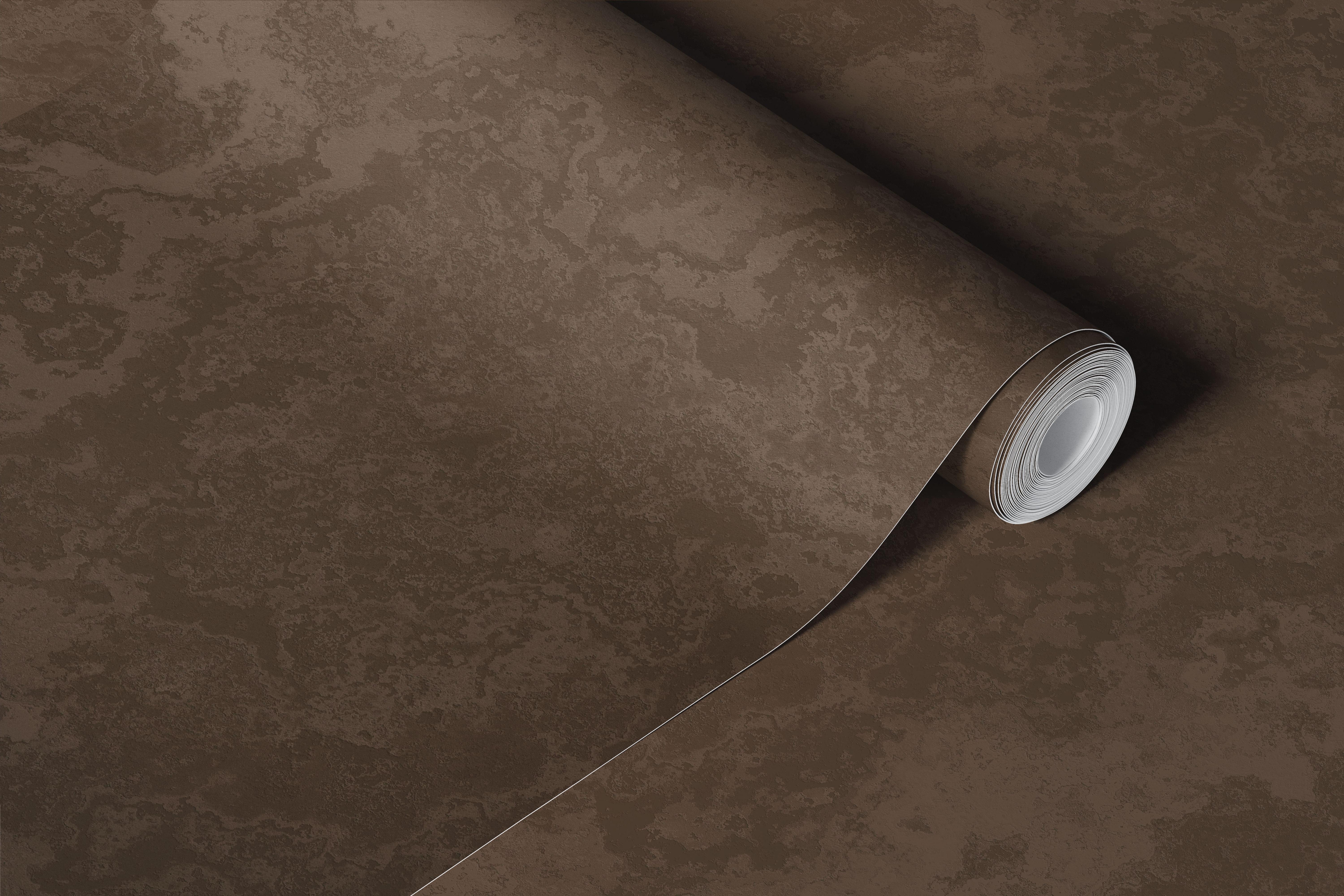 Chocolate brown concrete wallpaper in a room (3/10)