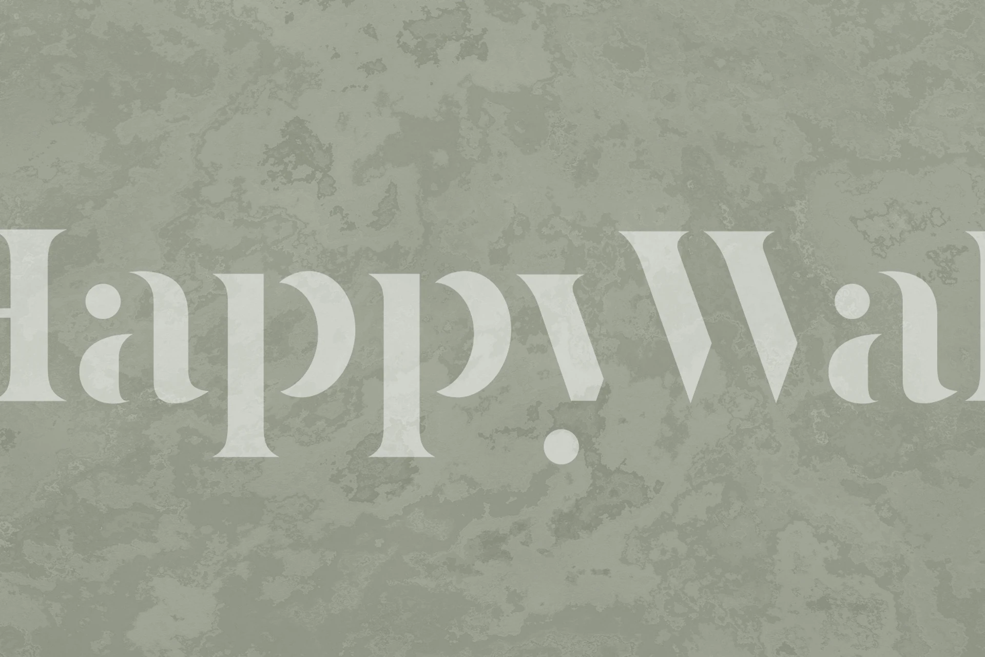 Thyme green concrete texture wallpaper in a room