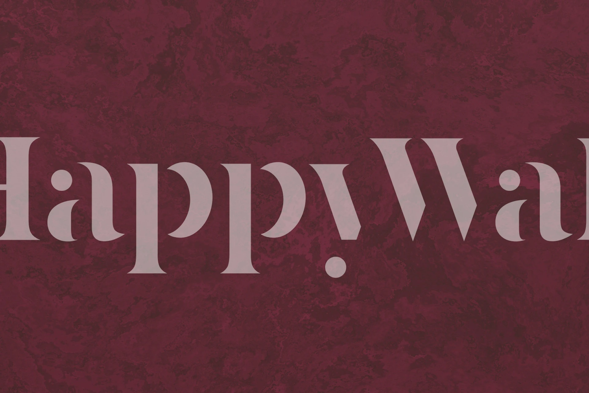 Garnet red concrete texture wallpaper with a matte finish and rich color variation