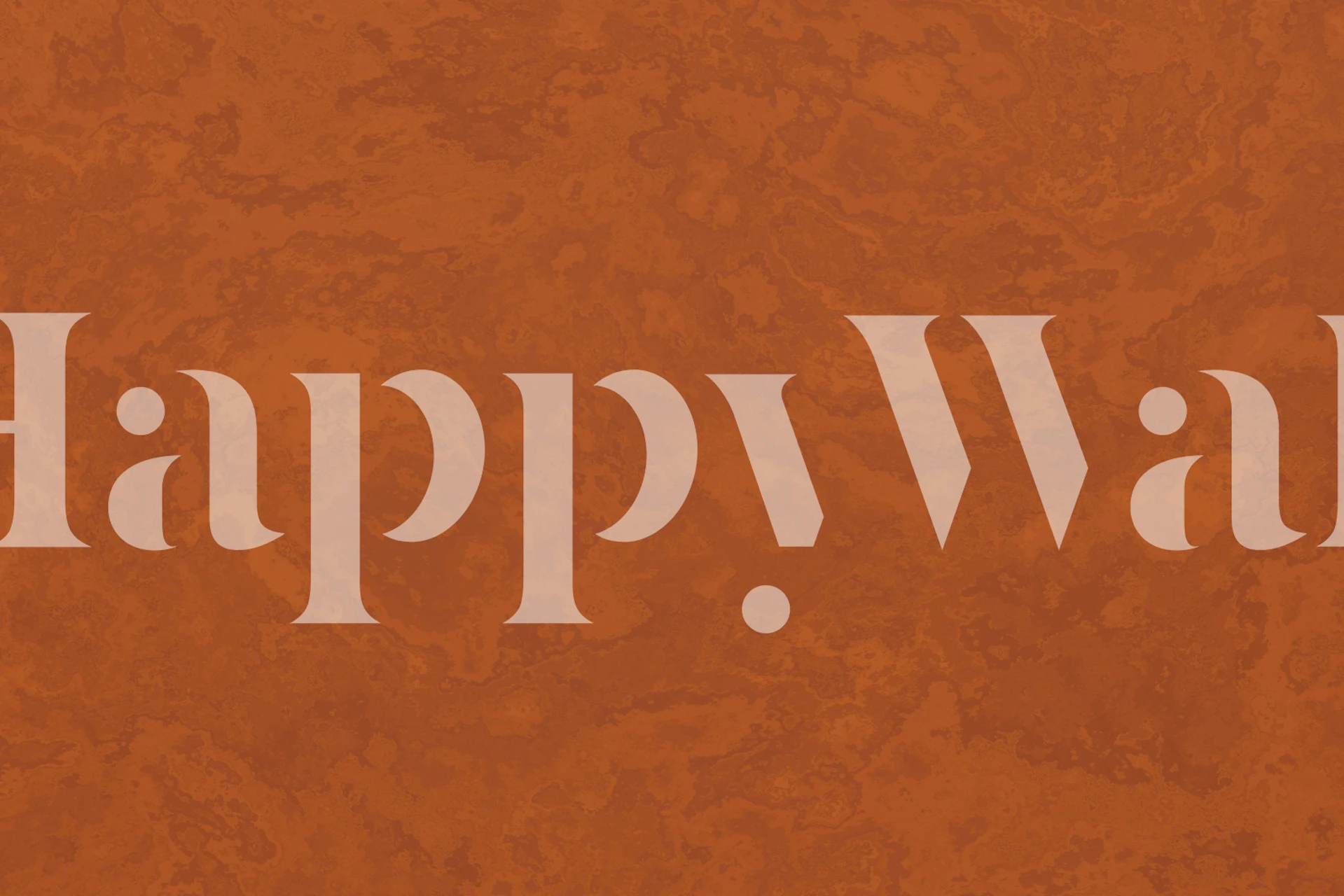 Warm terracotta concrete texture wallpaper