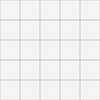 Medium Grid Pattern - White and Brown tapete
