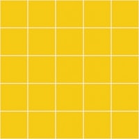 Medium Grid Pattern - Yellow and White papel pintado