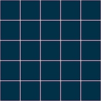 Medium Grid Pattern - Deep Blue and White papel pintado