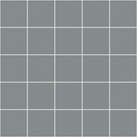 Medium Grid Pattern - Gray and White papel pintado