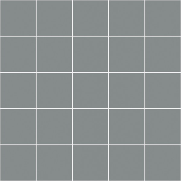 Medium Grid Pattern - Gray and White