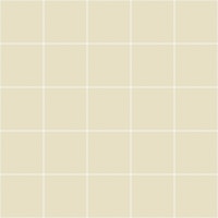 Medium Grid Pattern - Beige and White papel pintado