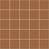 Medium Grid Pattern - Brown and White papel pintado