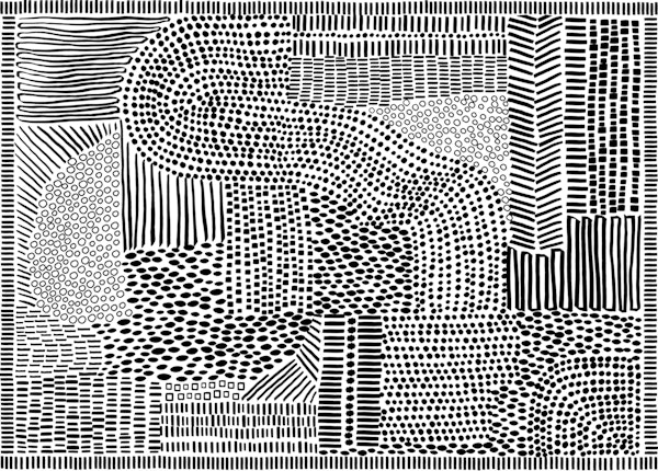 Black and White Maze