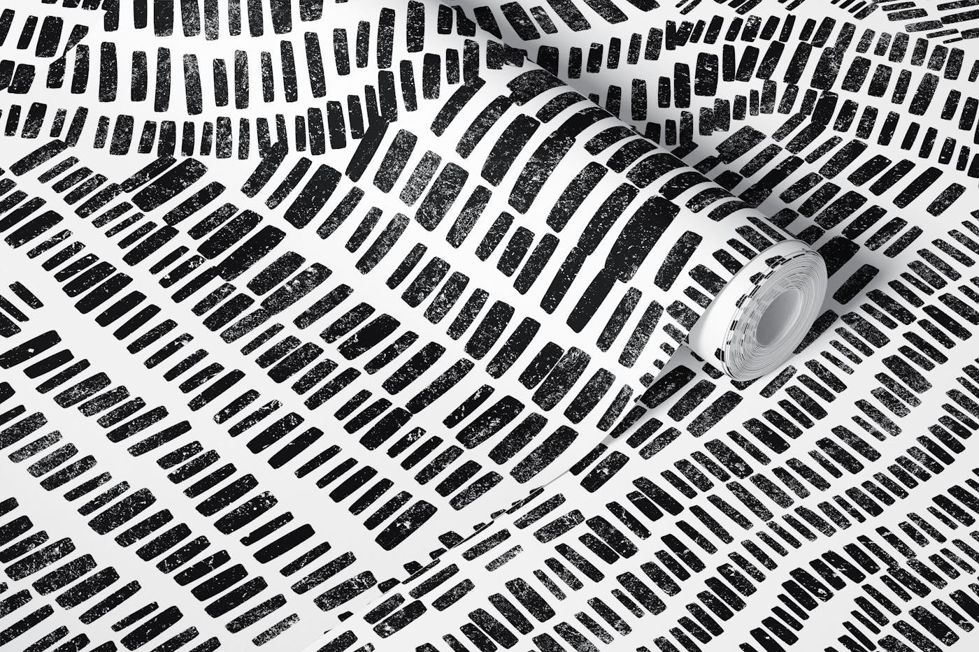 Black and White Rhythm wallpaper roll