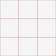 Large Grid Pattern - White and Red