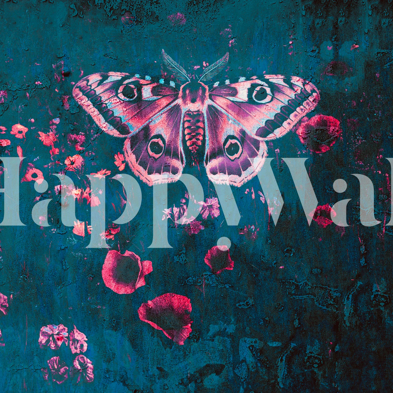 Tapeta Bohemian Night Blooms v místnosti