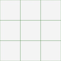 Large Grid Pattern - White and Green papel pintado