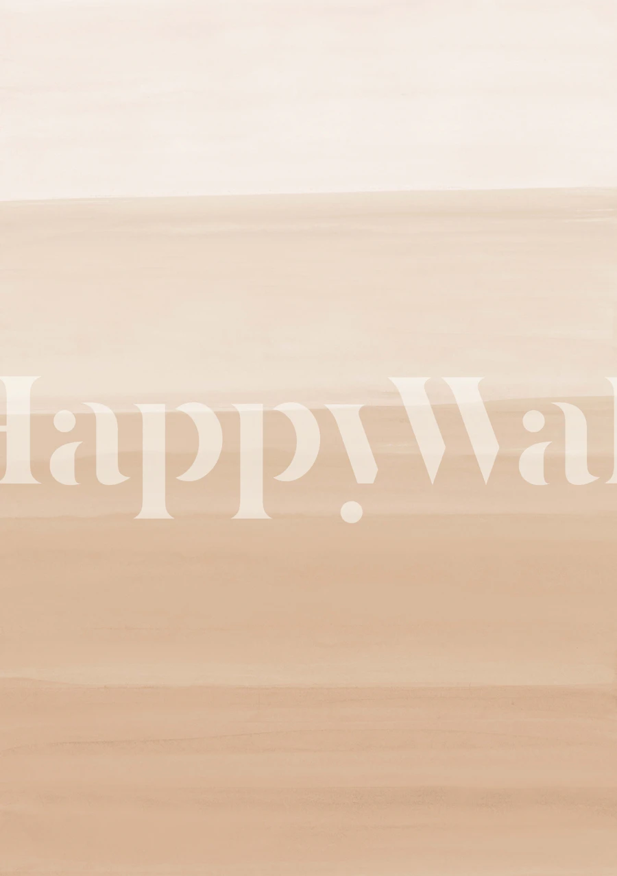 Varm beige Watercolor tapet i et rum