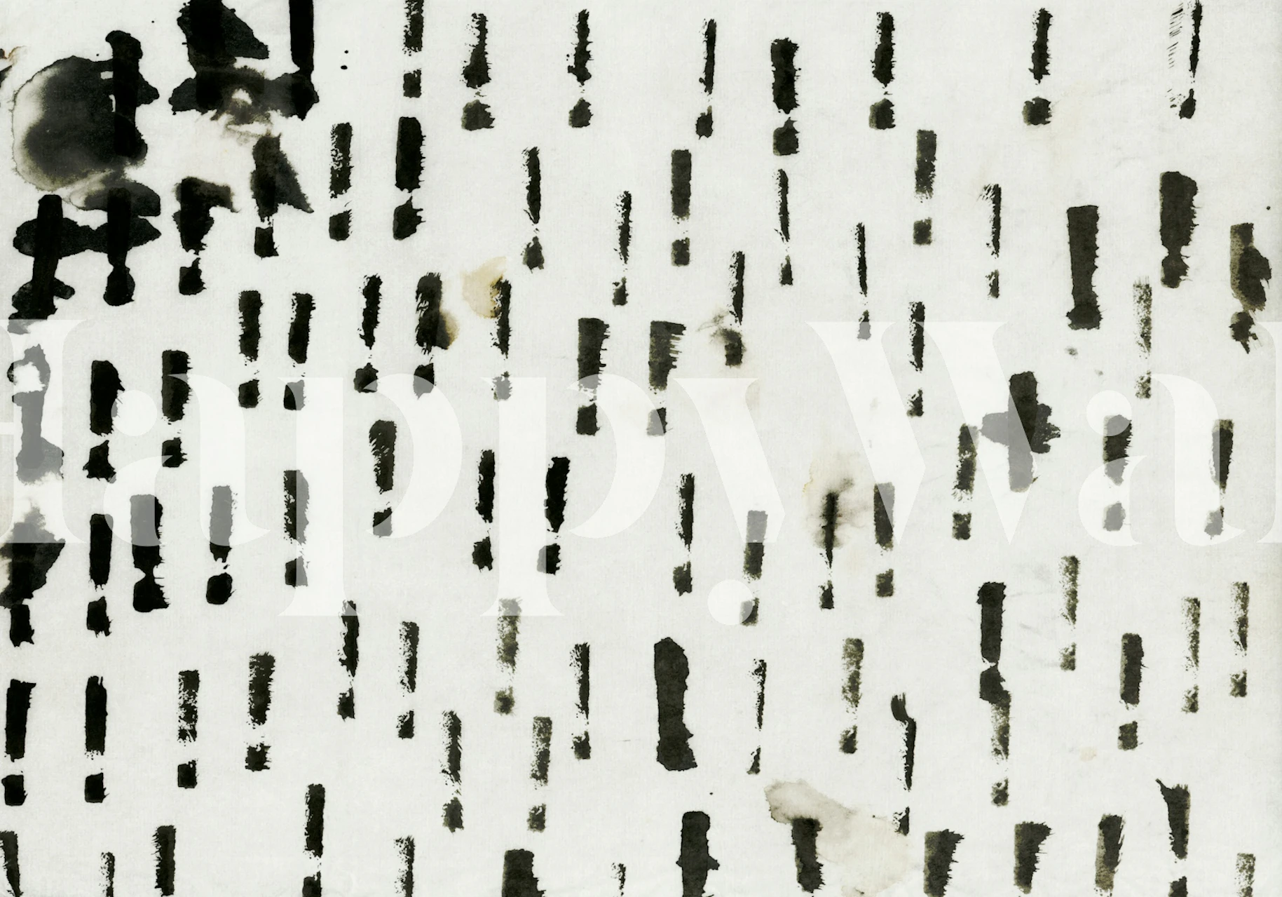 Black and white abstract pattern wallpaper with vertical marks