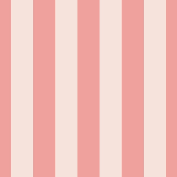 Fresh Striped Lines Coral Pink