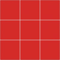 Large Grid Pattern - Red and White tapete