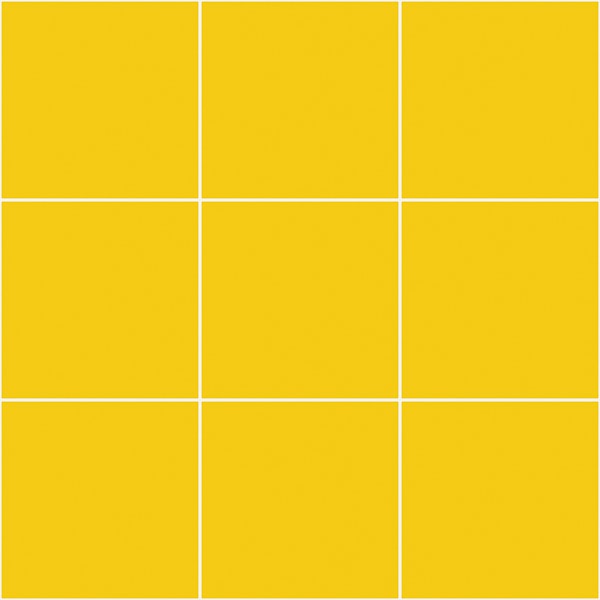 Large Grid Pattern - Yellow and White