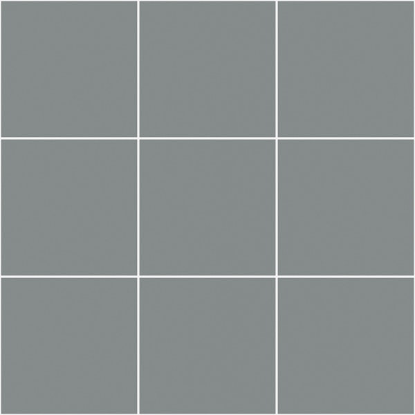 Large Grid Pattern - Gray and White