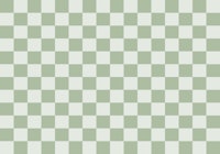 Checkerboard white and sage tapete
