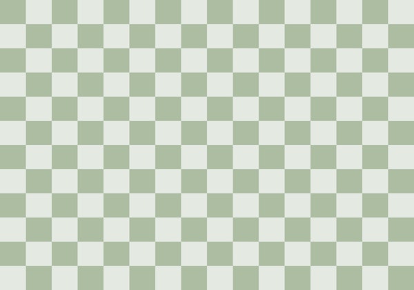 Checkerboard white and sage