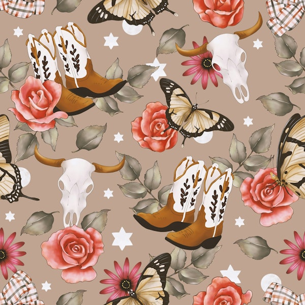 Wild West Floral Fusion