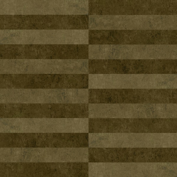 Staggered Stripes - Nut Brown