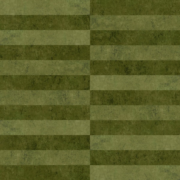 Staggered Stripes - Olive Green
