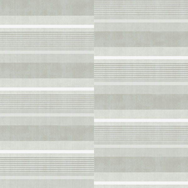 Detailed Staggered Stripe - Soft Grey