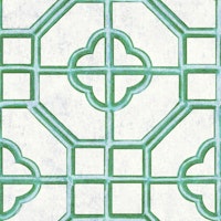 Chinoiserie Trellis - Green & White ταπετσαρία