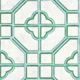 Chinoiserie Trellis - Green & White