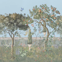 Orange Tree Orchard Dream Art tapet