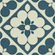 Retro Geometric Floral Quilt