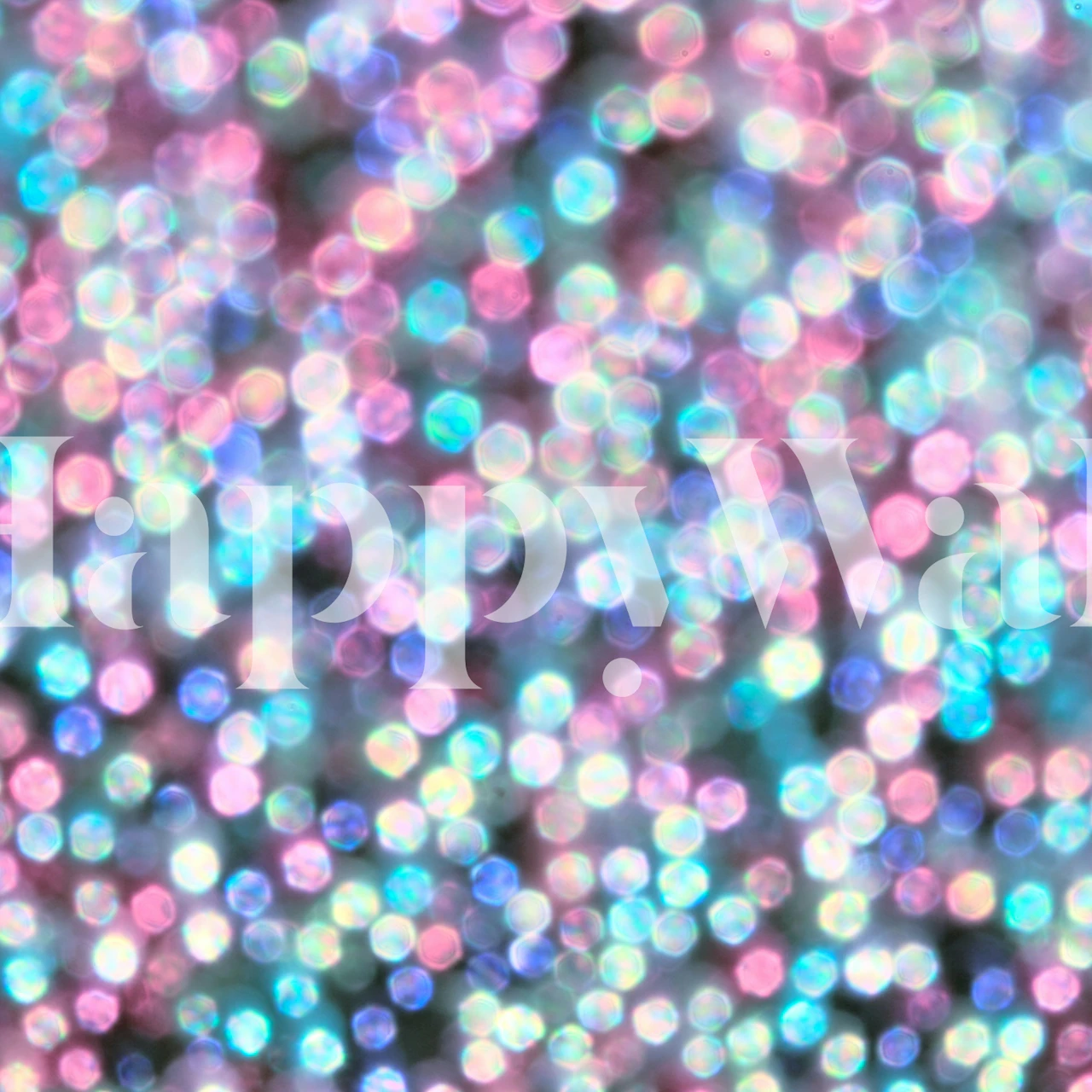 Pink glitter and sparkling dots wallpaper