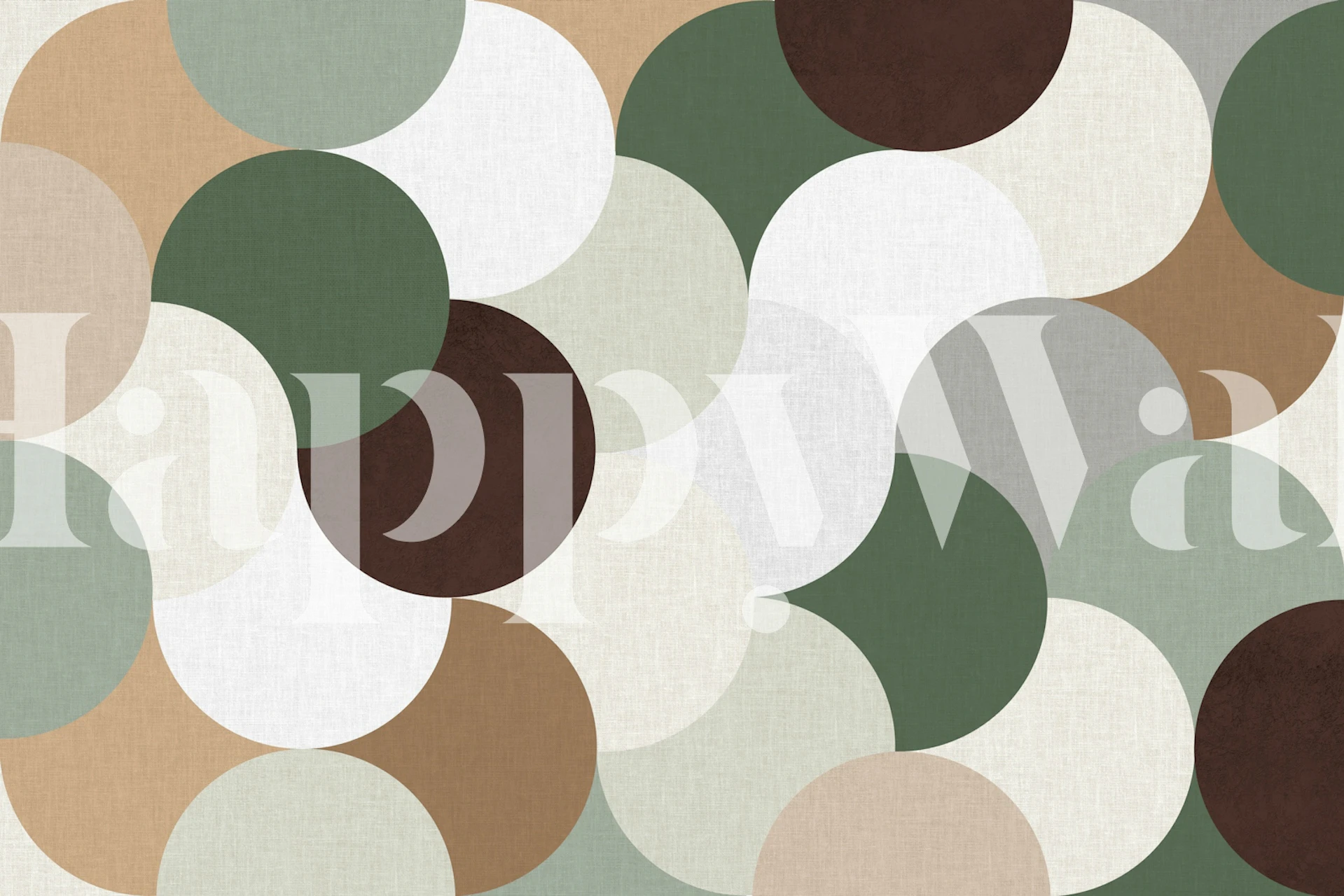 Geometric Modern wallpaper in a room setting