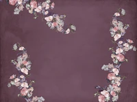 Burgundy Blossom Bliss wallpaper