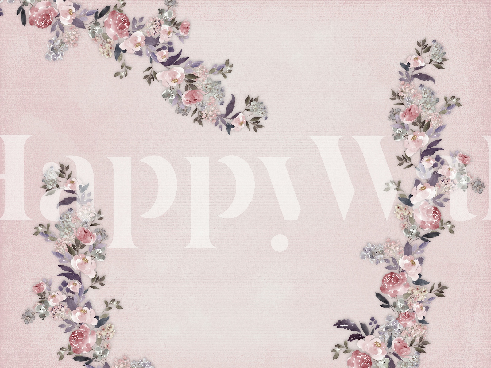 Romantic Climbing Roses Wallpaper - Happywall