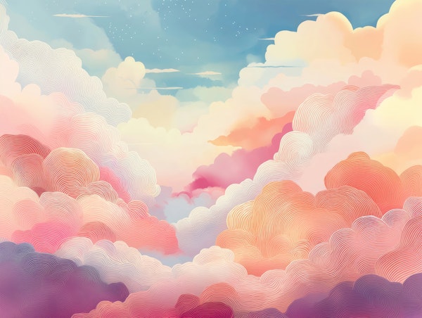Cotton Candy Clouds