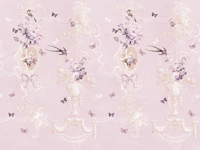 Graceful Flora on Pastel Primrose tapete