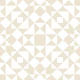 Victorian tiles patchwork - oatmeal and white