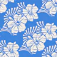 Hawaiian Block Print Hibiscus Azure WP