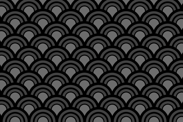 Mid Century Dark Concrete Arches