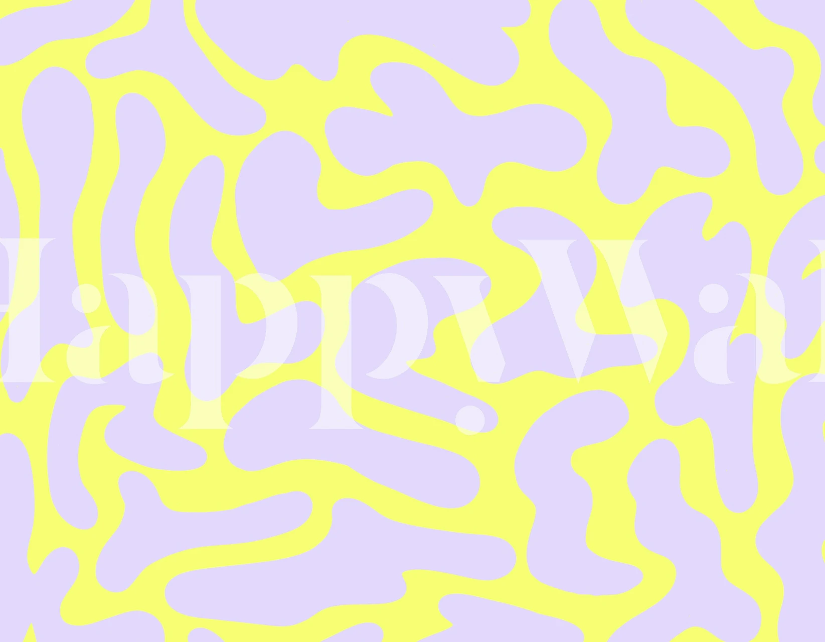 Dreamy Blob Design tapet i et moderne rom